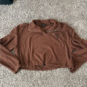 Forever 21 Brown Fleece Pullover